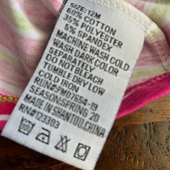 Brand New Multi Coloured Striped Dress Size 12 months - Picture 8 of 8